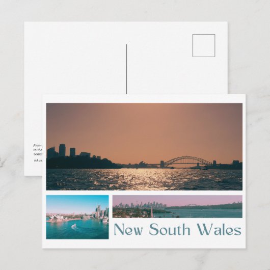 New South Wales Briefkaart (Voorkant / Achterkant)