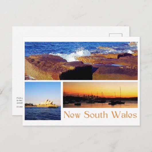 New South Wales Briefkaart (Voorkant / Achterkant)