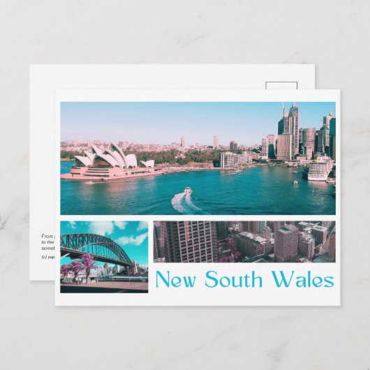 New South Wales Briefkaart (Voorkant / Achterkant)