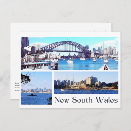 New South Wales Briefkaart (Voorkant / Achterkant)