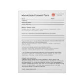 *New* Spa salon microbladeconcentraat voor microbl Notitieblok (Linkerzijde)