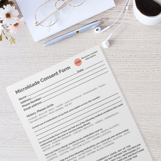 *New* Spa salon microbladeconcentraat voor microbl Notitieblok