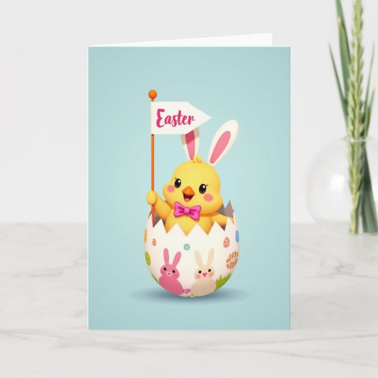 New Springtime Friend Easter Card Kaart (Voorkant)