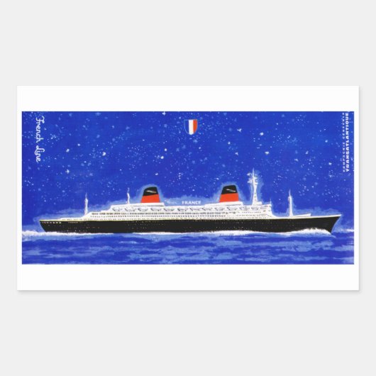 New ss France Rechthoekige Sticker (Voorkant)