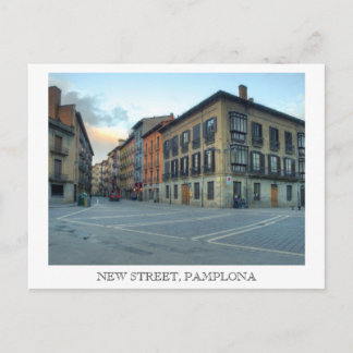 New street, Pamplona Briefkaart