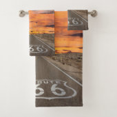 *New* Sunset on Route 66 Towel Set Bad Handdoek (Insitu)