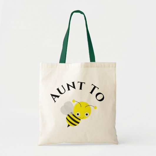 New tante to be tante Pregnancy Announge Gift Tote Bag (Voorkant)