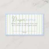 New to the Club Baby Shower Diaper Raffle Card Informatiekaartje (Voorkant)