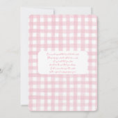 New to the Club Baby Shower Girl Invitation Kaart (Achterkant)