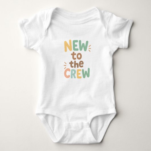 New to the Crew Baby Bodysuit Design (Voorkant)