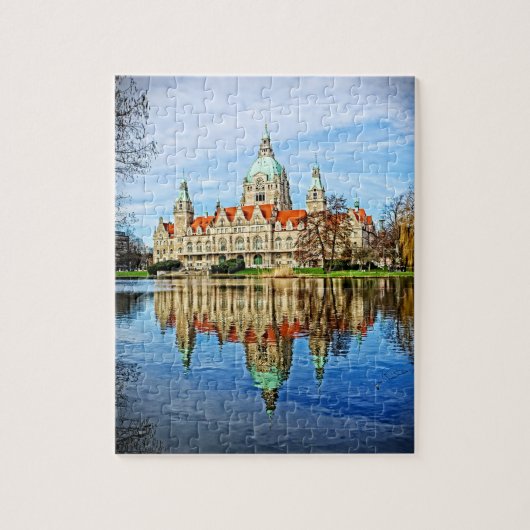 New Town Hall - Hanover, Duitsland - 8 x 10 - 110 Legpuzzel (Verticaal)