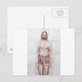New Turin Shroud (hedendaags Realisme Jezus) Briefkaart (Voorkant / Achterkant)