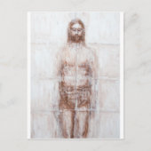 New Turin Shroud (hedendaags Realisme Jezus) Briefkaart (Voorkant)