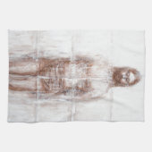 New Turin Shroud (hedendaags Realisme Jezus) Theedoek (Horizontaal)