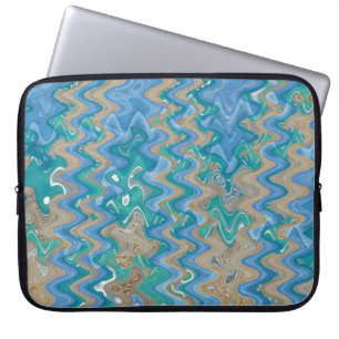 New Turks Pier Abstract 3, 2011 SVP-Afbeeldingen Laptop Sleeve
