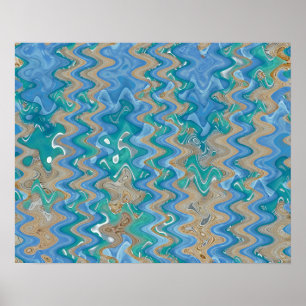New Turks Pier Abstract 3, 2011 SVP-Afbeeldingen Poster