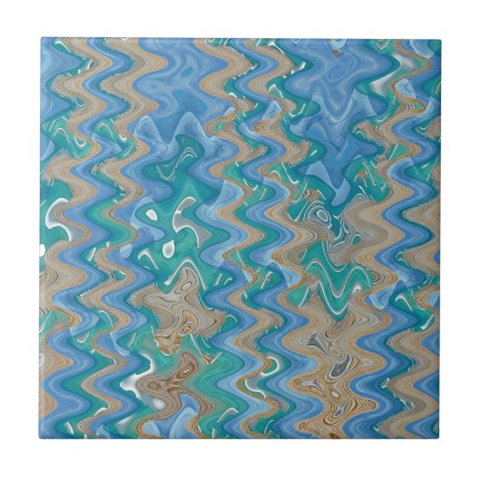New Turks Pier Abstract 3, 2011 | SVP-Afbeeldingen Tegeltje (Voorkant)
