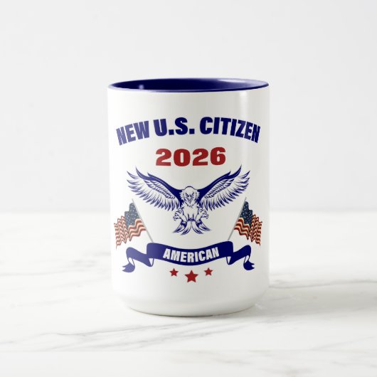 New U.S. American Citizen 2026 Mug Mok (Midden)