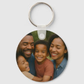 New U.S. Citizen – American Map Citizenship Day Sleutelhanger (Achterkant)