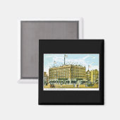 New Vendome Hotel, Evansville, Indiana Magneet (Voorkant / Achterkant)