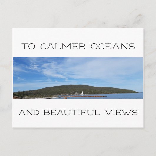 New Views Moving Briefkaart (Voorkant)