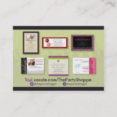 NEW Visitekaartjes Party Shoppe (9/2016) (Achterkant)