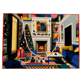 New Wave 1980s Pop Art Christmas Groot Cadeauzakje