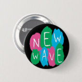 New Wave Graffiti Ronde Button 5,7 Cm (Voorkant /achterkant)