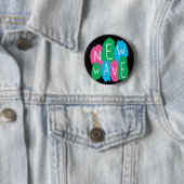New Wave Graffiti Ronde Button 5,7 Cm (In situ)