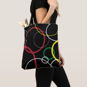 New Wave Rock Kleur Canvas tas (Dichtbij)