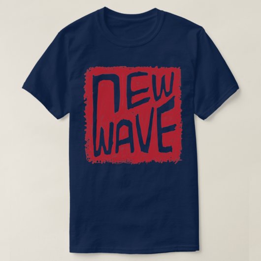 New Wave Synth Indie Music Synth Wave T-shirt (Design voorkant)