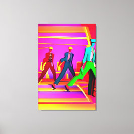 New Wave Trucking Canvas Afdruk