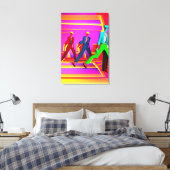 New Wave Trucking Canvas Afdruk (Insitu (Slaapkamer))