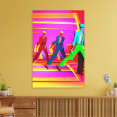 New Wave Trucking Canvas Afdruk (Insitu (Woonkamer))