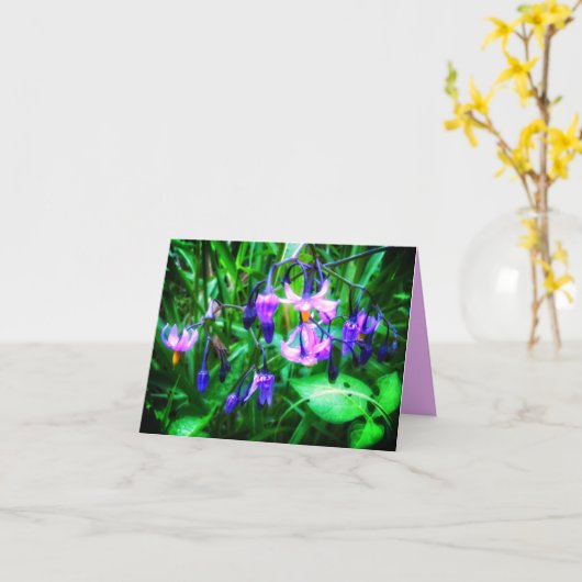 NEW! WETLAND WILDFLOWERS GREETING CARD KAART (Gele Bloem)