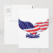 New-Whale-Tail-[Converted] Briefkaart (Voorkant / Achterkant)