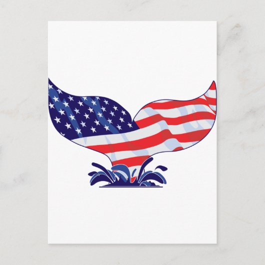 New-Whale-Tail-[Converted] Briefkaart (Voorkant)