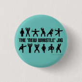 New Whistle Jig Pin Badge Ronde Button 3,2 Cm (Voorkant)