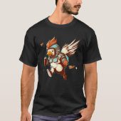 New Wing with Jet Pack for  Chicken T-shirt (Voorkant)