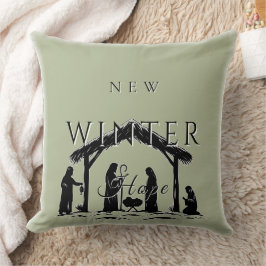 New Winter Hope w / Geboorteplaats I Kussen