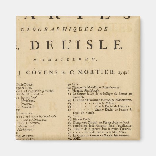 New World Atlas Magneet (Voorkant)