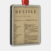 New World Atlas Metalen Ornament (Rechts)