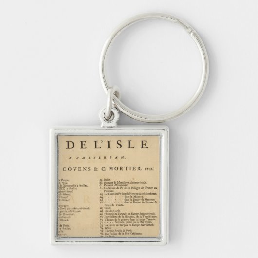 New World Atlas Sleutelhanger (Voorkant)