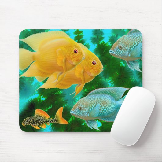 New World Cichlids Mousepad Muismat (Met muis)