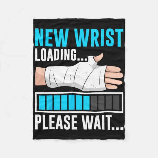 New Wrist Loading... Please Wait... Broken Arm Cas Fleece Deken (Voorkant)