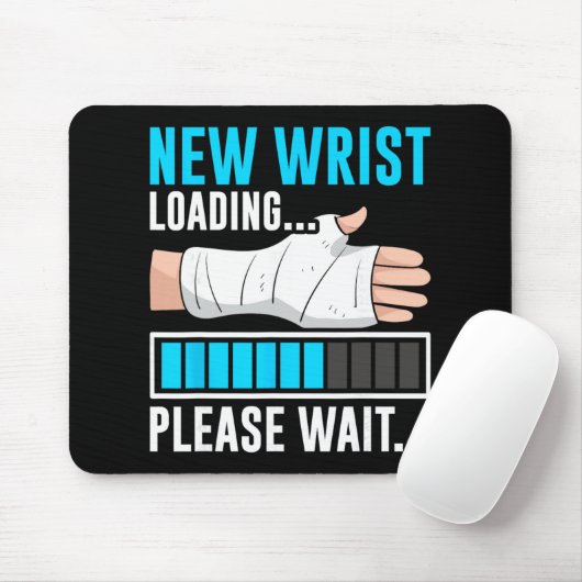 New Wrist Loading... Please Wait... Broken Arm Cas Muismat (Met muis)