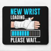New Wrist Loading... Please Wait... Broken Arm Cas Muismat (Voorkant)
