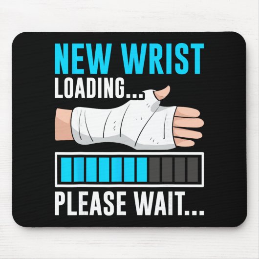 New Wrist Loading... Please Wait... Broken Arm Cas Muismat (Voorkant)