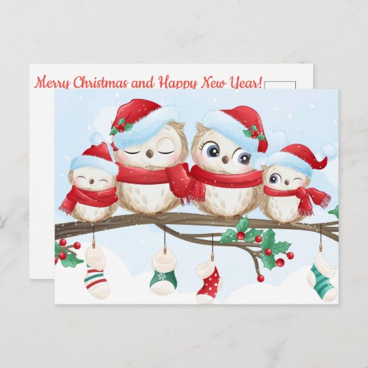 New Year 2022 Postcard Briefkaart (Voorkant / Achterkant)