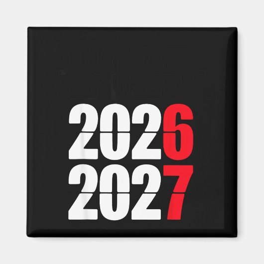 New Year 2026 67 Meme Six Seven Gen Alpha Slang  Magneet (Voorkant)